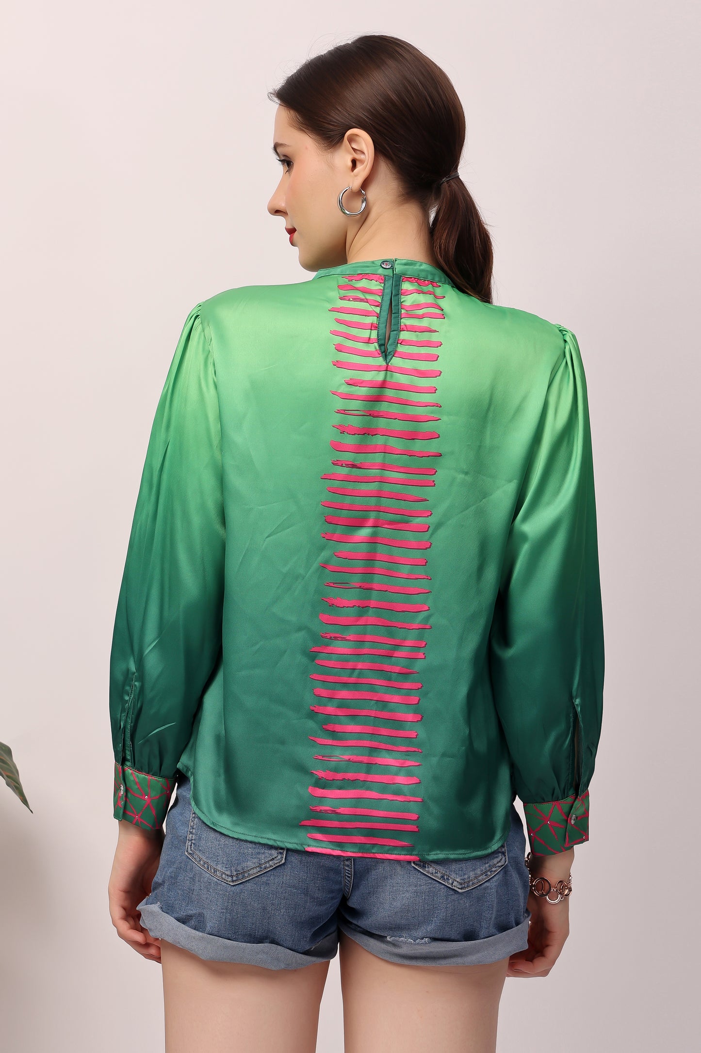 Green lady Ombre Top