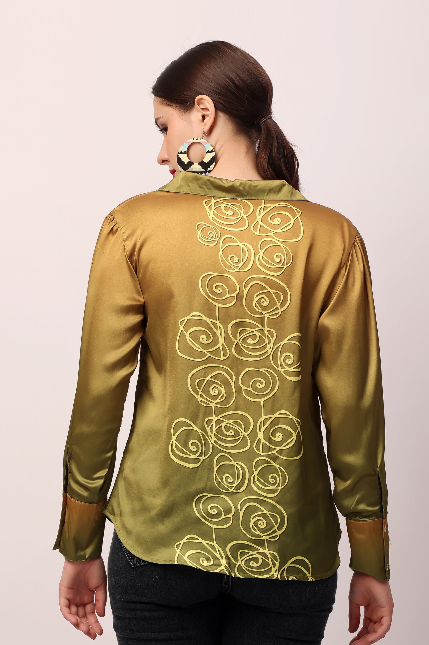 Olive Rose Ombre shirt