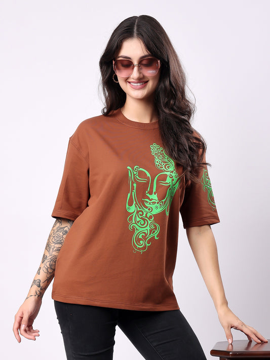 Brown Minimalistic Tee