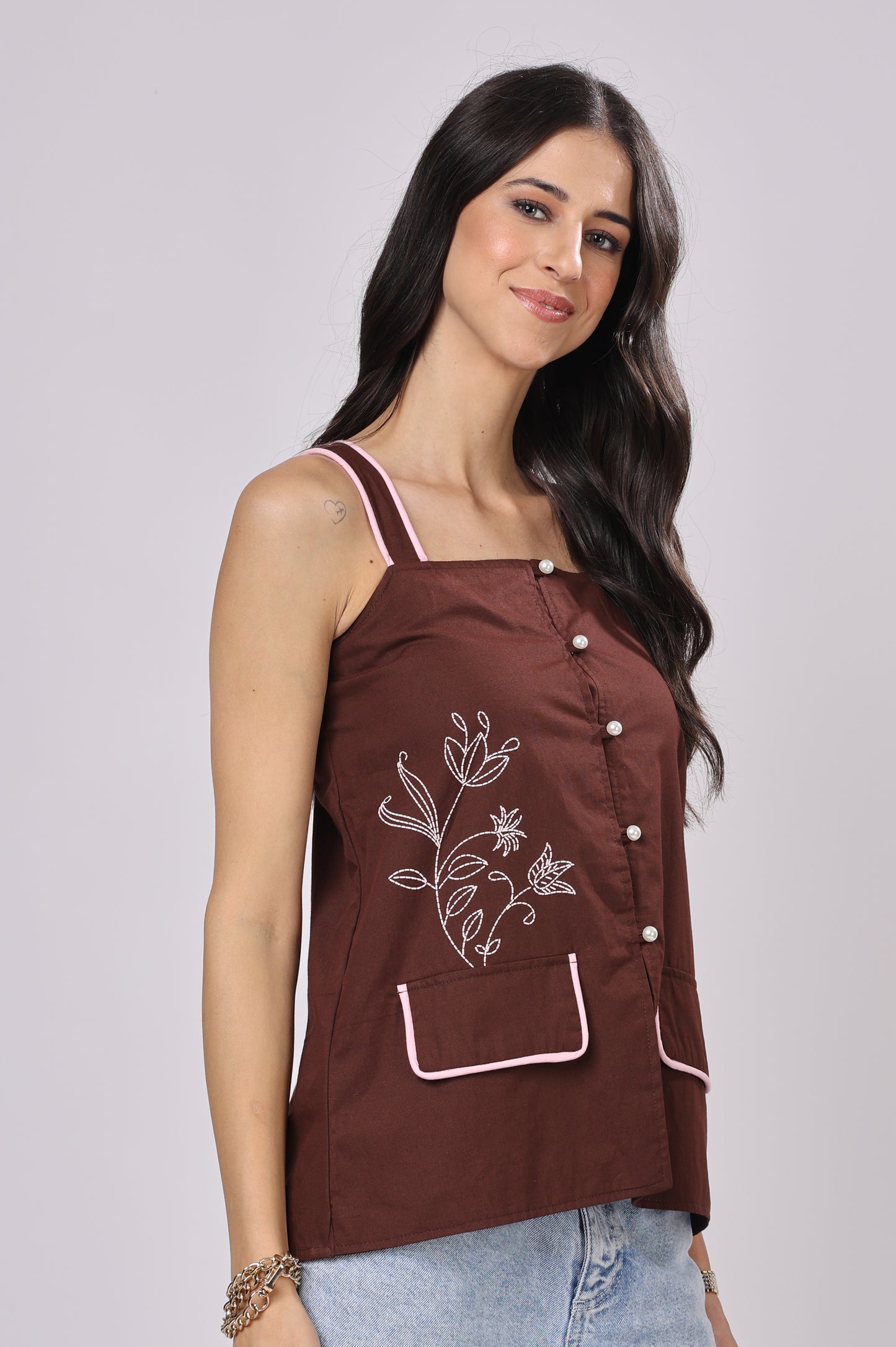 Elegant Strap Top