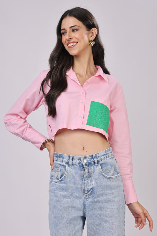 Stylish Crop Shirt