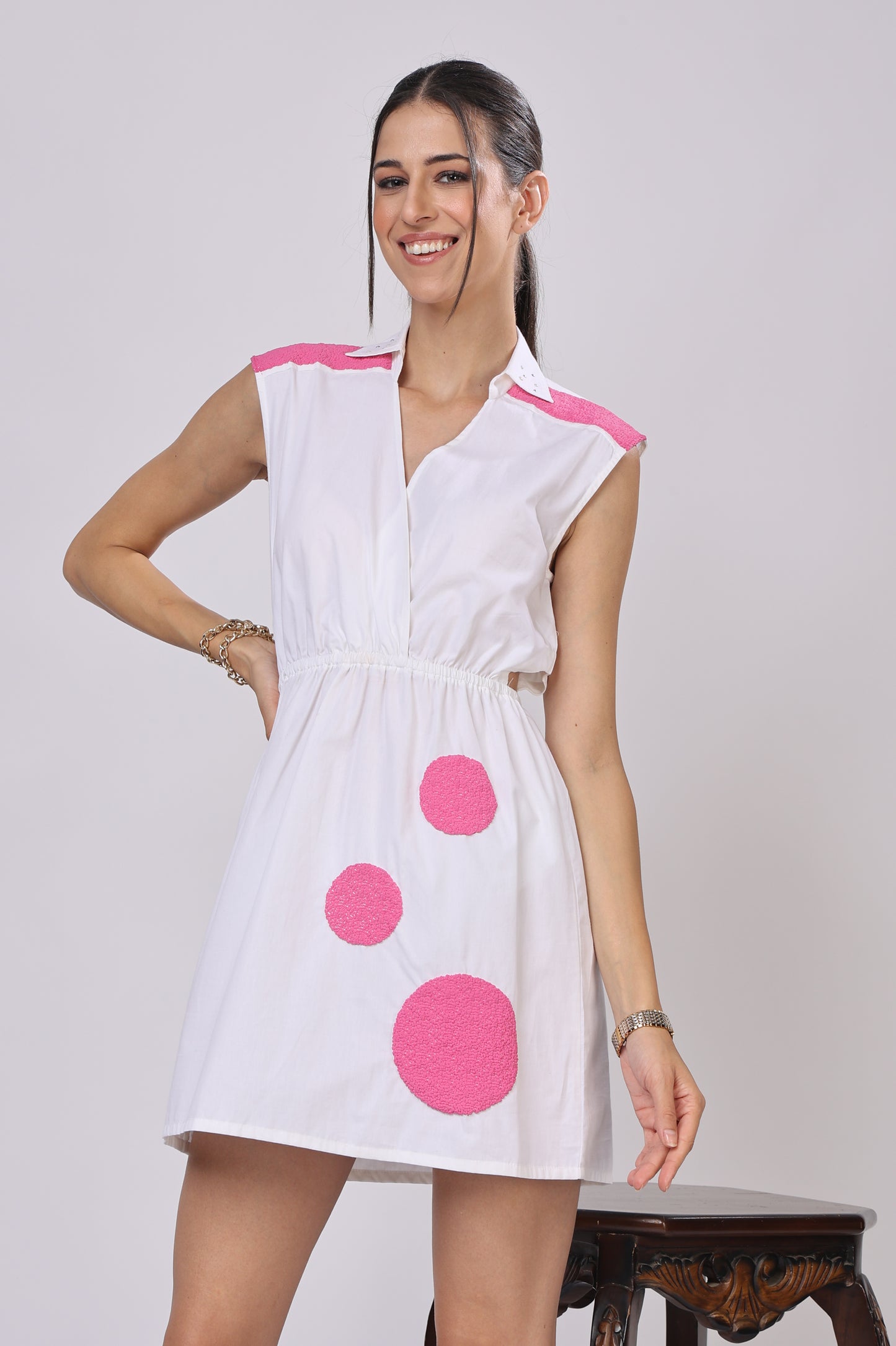 Puff Dot Dress