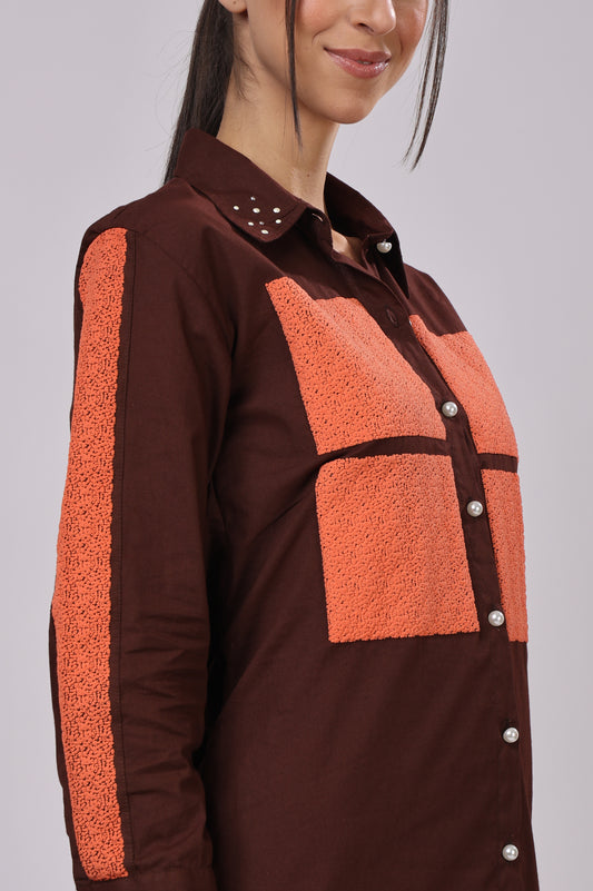 Grid Shirt Dress