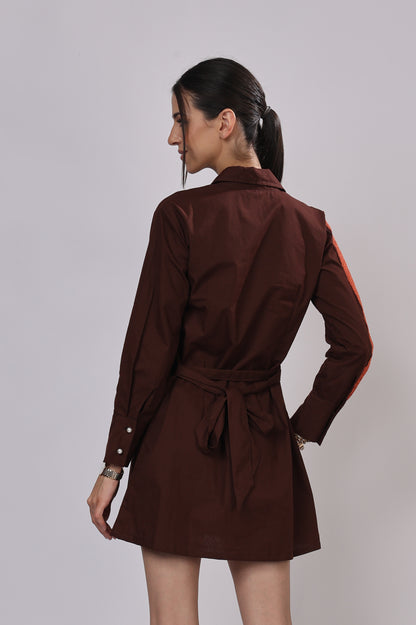 Grid Shirt Dress