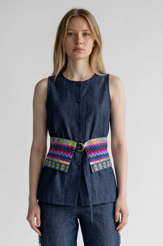 Wander Blue Top