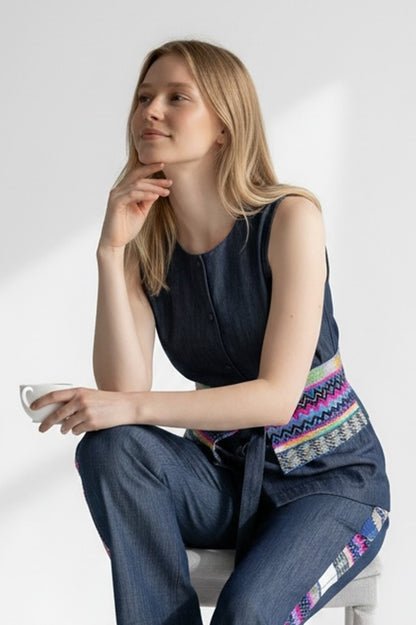 Wander Blue Top