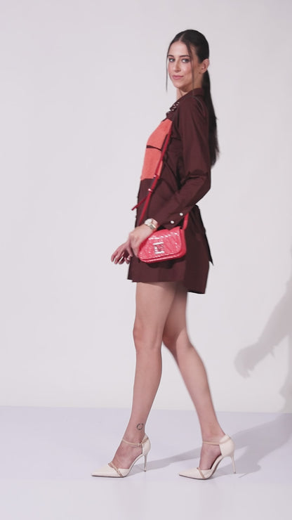 Grid Shirt Dress