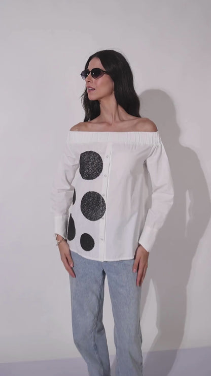 Off Shoulder Shirt